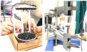 Figure 6a. Experimental setup of acoustic levitation